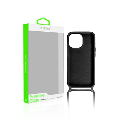Crossbody Handyhülle – Schwarz für iPhone 15 Pro