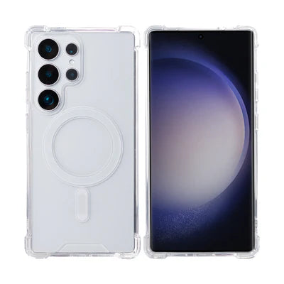 RIXUS Instinct Mag Case – Transparent | für Samsung Galaxy S25 Ultra