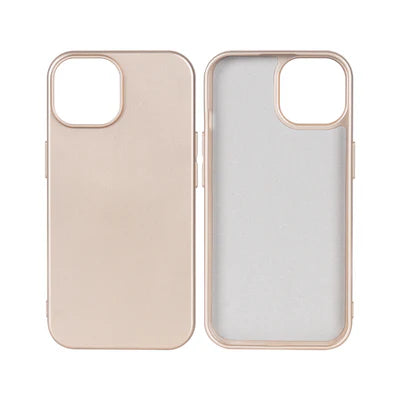 RIXUS Soft Touch Case – Roségold für iPhone 15 Pro