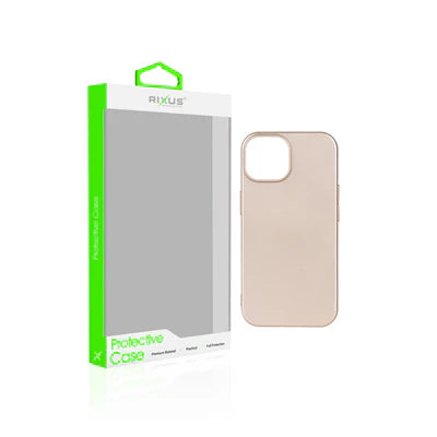 RIXUS Soft Touch Case – Roségold für iPhone 15 Pro