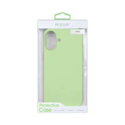 RIXUS Silikon MagSafe Hülle für iPhone 16 – Mintgrün