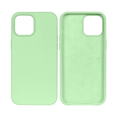 RIXUS Soft Touch Case – Mintgrün für iPhone 15 Pro
