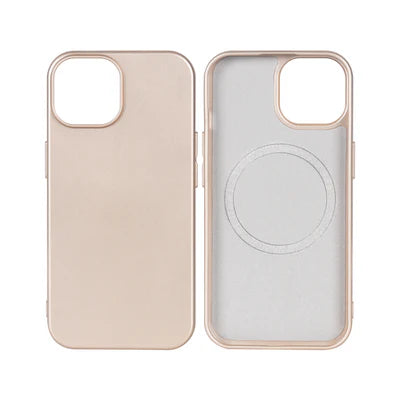 Rixus MagSafe-kompatibles Silikon-Case für iPhone 13 Pro – Gold