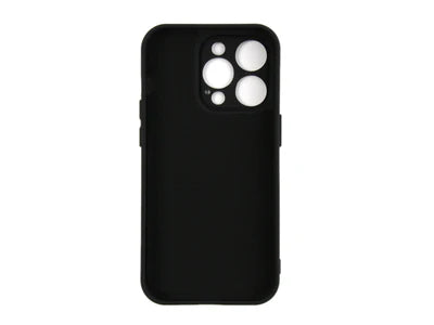 RIXUS Silikon Case mit Kameraschutz – Schwarz – für iPhone 14 Pro