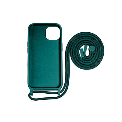 RIXUS Crossbody Case – Dunkelgrün – für iPhone 14 Pro