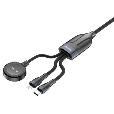 RIXUS 3-in-1 Ladegerät für Smartphone, Watch & Tablet (1.2m)