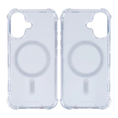 RIXUS MagSafe Stoßfeste Hülle für iPhone 16 – Transparent