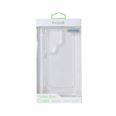 RIXUS Clear Shock Case – Transparent | für Samsung Galaxy S25 Ultra