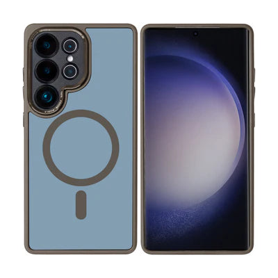 RIXUS Magnetic Case – Braun | Kompatibel mit Samsung Galaxy S25 Ultra