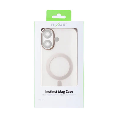 RIXUS MagSafe Hülle für iPhone 16 – Titan Grau
