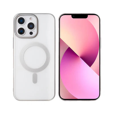 RIXUS Instinct Mag Case für iPhone 13 Pro Max – Perfekter Schutz in edlem Silver