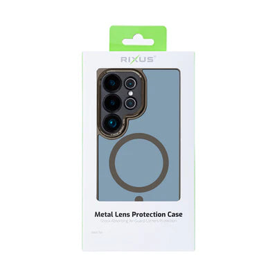 RIXUS Magnetic Case – Braun | Kompatibel mit Samsung Galaxy S25 Ultra