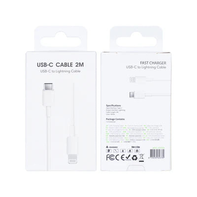 USB-C auf Lightning Kabel 2 m (kompatibel) – Schnellladefunktion