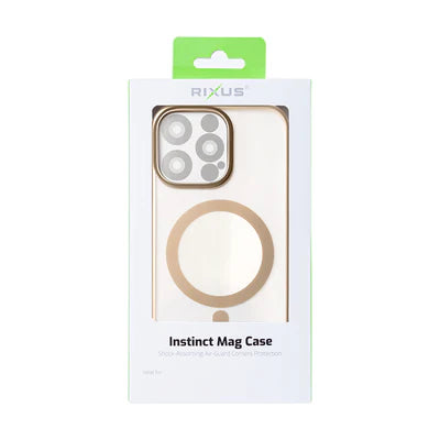 RIXUS Magnet Case – Desert Titanium | Stylisches MagSafe Case für iPhone 15 Pro Max