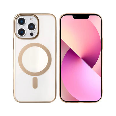 RIXUS Instinct Mag Case für iPhone 13 Pro Max – Desert Titanium