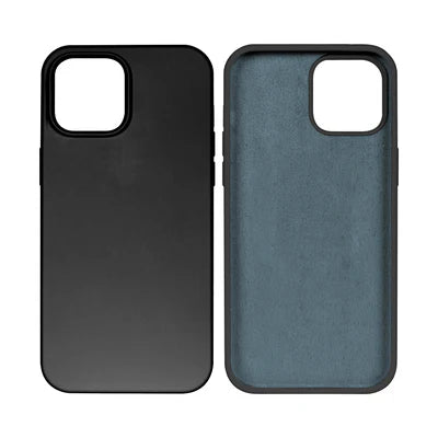 RIXUS Soft Touch Case – Schwarz für iPhone 15 Pro