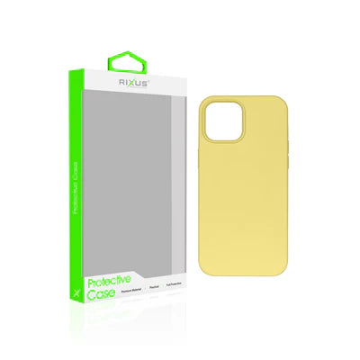 RIXUS MagSafe Back Cover – Gold – für iPhone 14 Pro