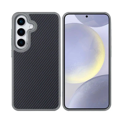 RIXUS Carbon Look Case für Galaxy S25+ – Stylisch & Robust