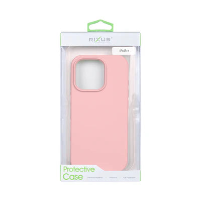 RIXUS Silikon MagSafe Hülle für iPhone 16 Pro – Rosa
