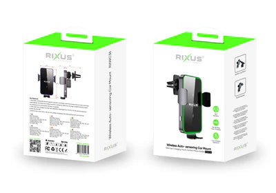 RIXUS Kabellose Auto-Halterung mit automatischem Sensor