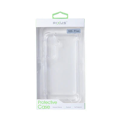 RIXUS Transparentes Schutzcase für Galaxy S25+ – Stoßfest & Schlank