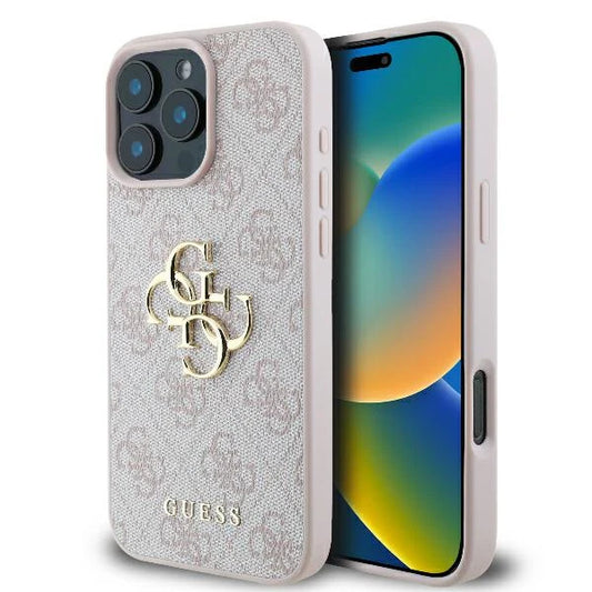 Guess Handyhülle für iPhone 16 – 4G Logo & Gold-Details | LimTel Accessoires