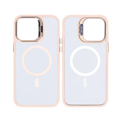 RIXUS Metal Lens Protection MagSafe Case für iPhone 13 – Roségold