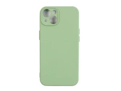 RIXUS Soft-Touch Silikon-Hülle für iPhone 13 – Mintgrün