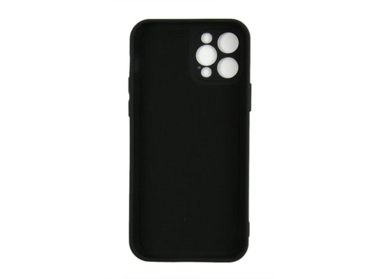 Rixus Silikonhülle für iPhone 12 Pro – Schwarz