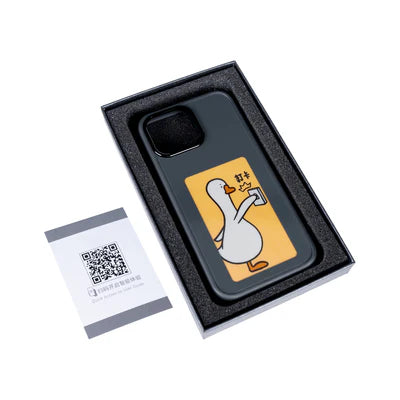 Personalisierbare NFC-Foto-Hülle für iPhone 13 – Austauschbares Motiv