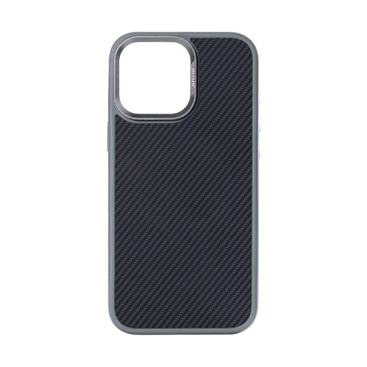 Rixus Carbon-Look Schutzhülle für iPhone 12 Pro Max – mit MagSafe & Metall-Kameraschutz