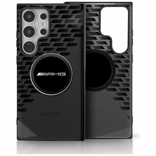 Mercedes-AMG Hardcase für Samsung Galaxy S25 Ultra – Schwarz, MagSafe-kompatibel
