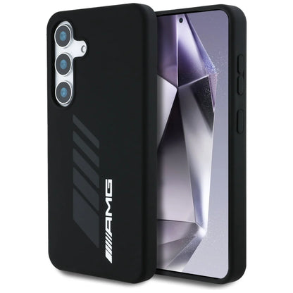 Mercedes-Benz AMG Silicone Case für Samsung Galaxy S25 – Schwarz