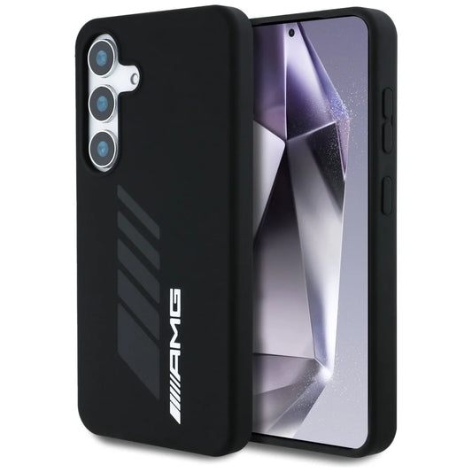 Mercedes-Benz AMG Silicone Case für Samsung Galaxy S25 – Schwarz