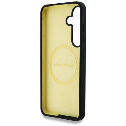 Mercedes-Benz AMG Silicone Case für Samsung Galaxy S25 – Schwarz