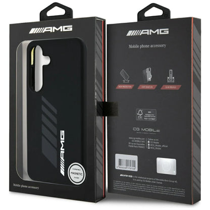 Mercedes-Benz AMG Silicone Case für Samsung Galaxy S25 – Schwarz