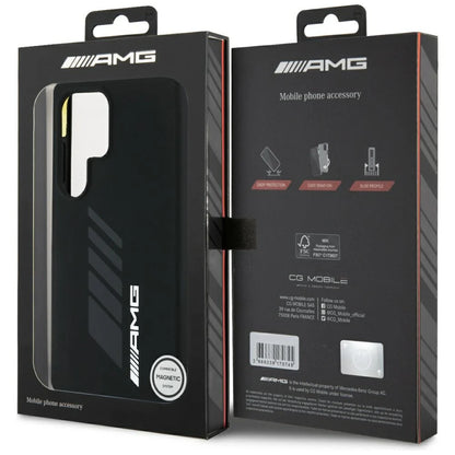 Mercedes-AMG Hardcase für Samsung Galaxy S25 Ultra – Schwarz | Slim Design & MagSafe-kompatibel
