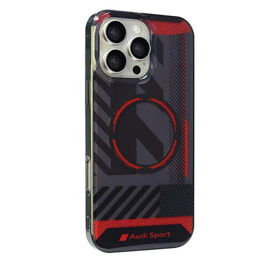 Audi Sport Handyhülle für iPhone 16 Pro – Magnetisch & Sportliches Design