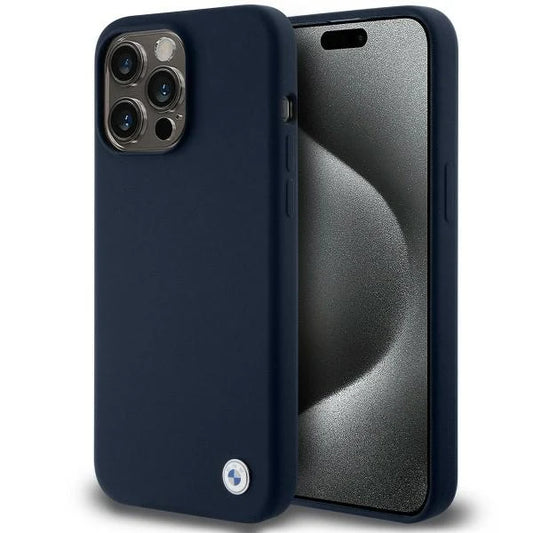 BMW Hardcase für iPhone 15 Pro Max – Navy Blau mit Logo