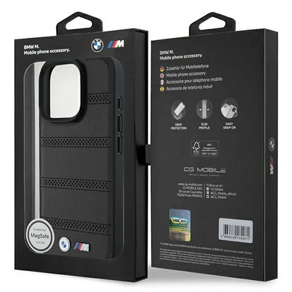 BMW M MagSafe Handyhülle – Schwarz – Für iPhone 16 Pro