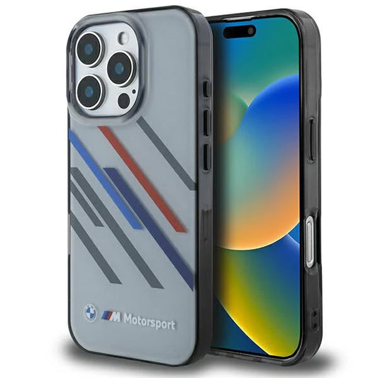 BMW M Motorsport Hülle für iPhone 16 Pro – Transparent. Leicht. Dynamisch.