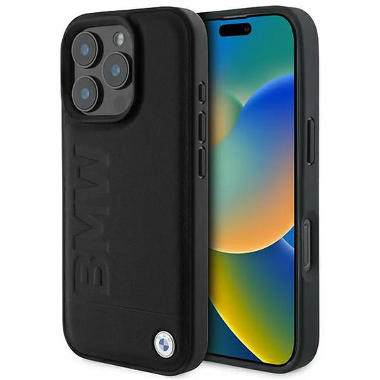 BMW Silikon Handyhülle – Schwarz – Für iPhone 16 Pro