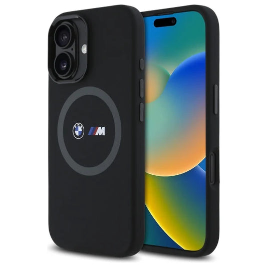 BMW M MagSafe Hülle für iPhone 16 – Schwarz