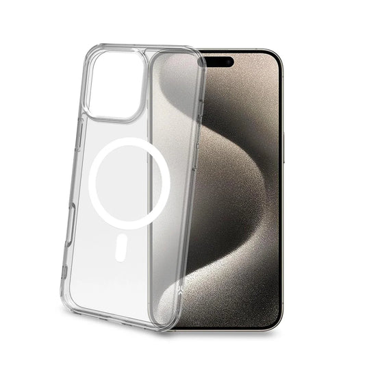 Celly MagSafe Clear Case für iPhone 16 Pro Max – Transparent