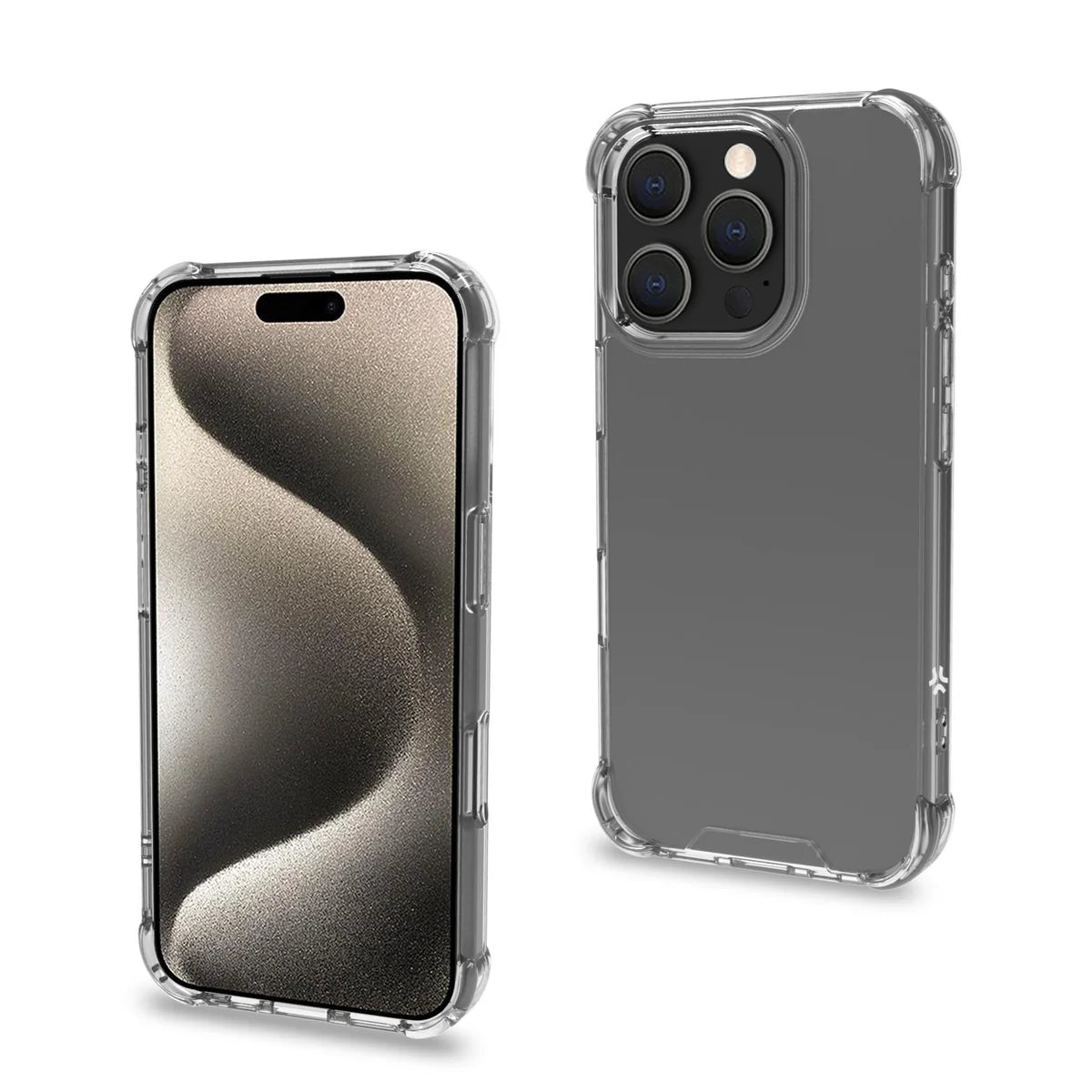 Celly Bumper Cover für iPhone 16 Pro Max – Transparent mit stoßfestem Kantenschutz