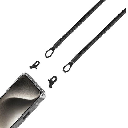 Celly Freedom Crossbody Hülle mit MagSafe für iPhone 16 Pro Max – Schwarz
