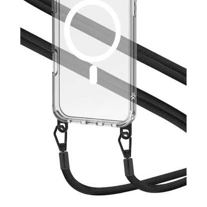 Celly Freedom Crossbody Hülle mit MagSafe für iPhone 16 Pro Max – Schwarz