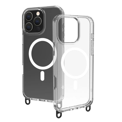 Celly Freedom Crossbody Hülle mit MagSafe für iPhone 16 Pro Max – Schwarz
