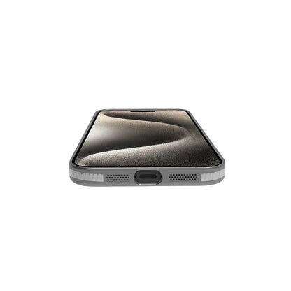 Celly MagSuit Hülle mit MagSafe für iPhone 16 – Schwarz Transparent