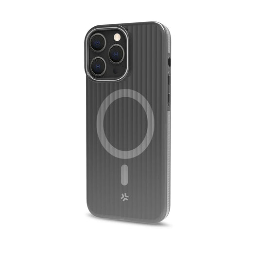 Celly MagSafe Suit Case – Schwarz Transparent für iPhone 16 Pro Max